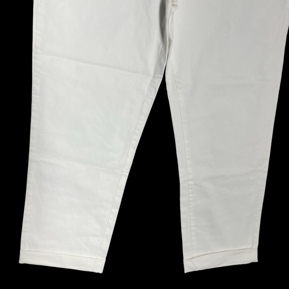 Tommy Hilfiger Women’s White 12 Hampton Heritage Stretch Slim Cuffed Crop NWT*** - Picture 3 of 16